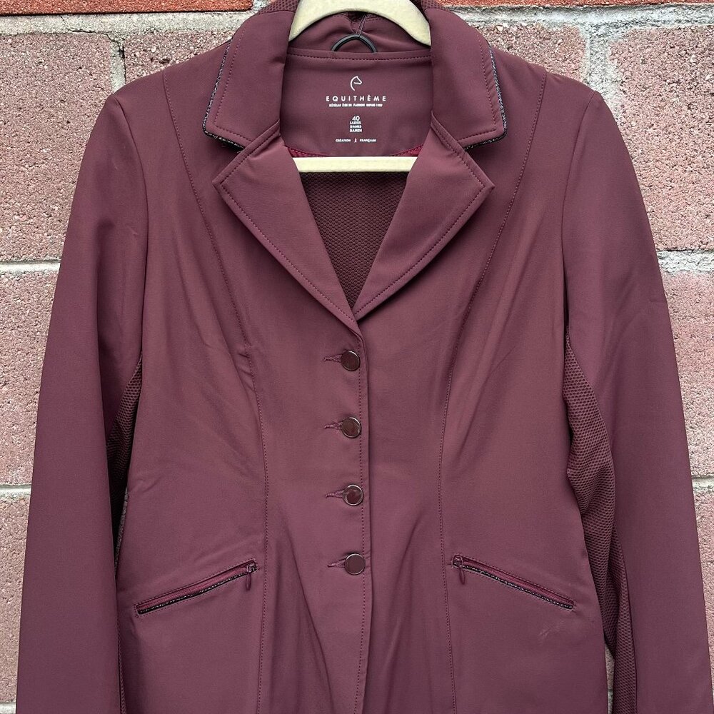 Equetheme Competition Jacket in Bordeaux size EU 40/US 10